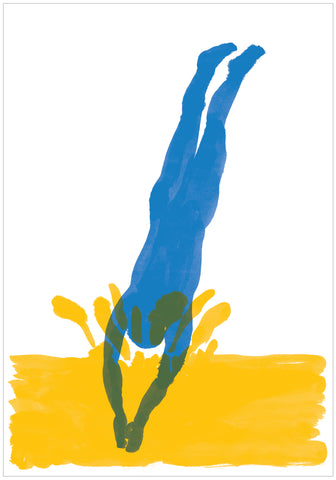 Guido Scarabottolo | Tuffo | 108 x 76 cm | SCA 160