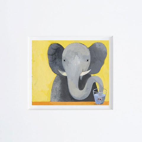 Simona Mulazzani | Elefante | 25 x 25 cm | (MINIMU 01)