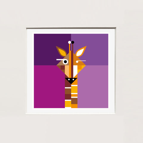 Alfred Drago Rens | MINI Giraffa | 25 x 25 cm | (MINI ADR ZOO 16)