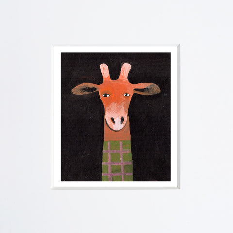 Simona Mulazzani | Ritratto di una giraffa | 25 x 25 cm | (MINIMU 80)